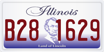 IL license plate B281629