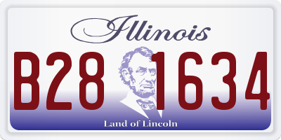 IL license plate B281634