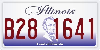 IL license plate B281641