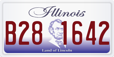 IL license plate B281642