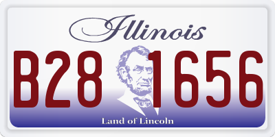 IL license plate B281656