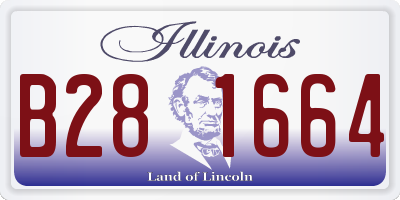 IL license plate B281664