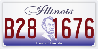 IL license plate B281676