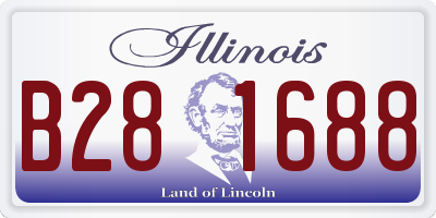 IL license plate B281688