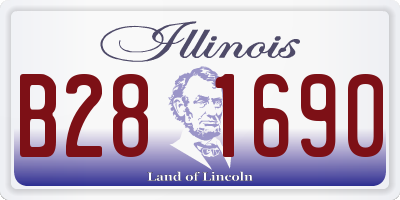 IL license plate B281690