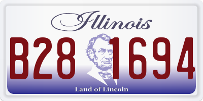 IL license plate B281694