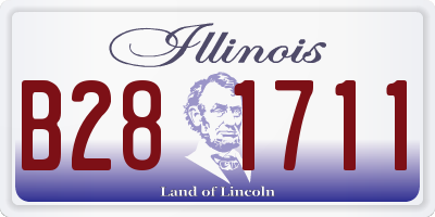 IL license plate B281711