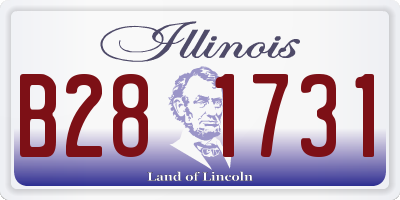 IL license plate B281731
