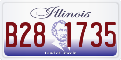 IL license plate B281735
