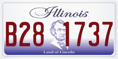 IL license plate B281737