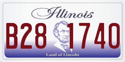 IL license plate B281740