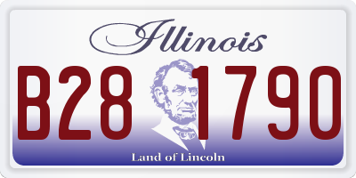 IL license plate B281790
