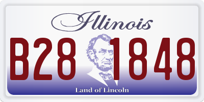 IL license plate B281848