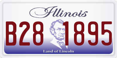 IL license plate B281895