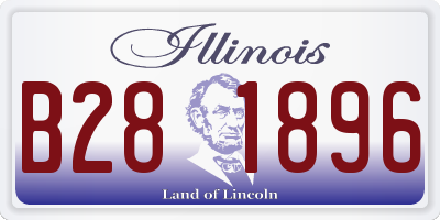 IL license plate B281896