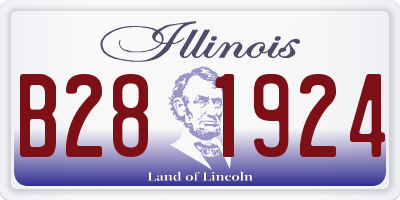 IL license plate B281924