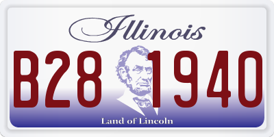 IL license plate B281940