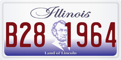 IL license plate B281964