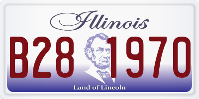 IL license plate B281970