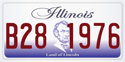 IL license plate B281976