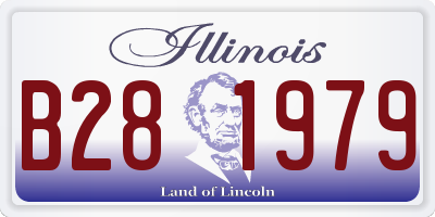 IL license plate B281979