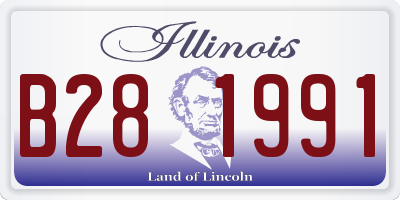 IL license plate B281991