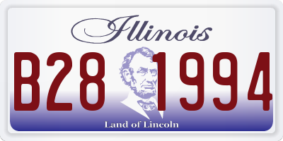 IL license plate B281994