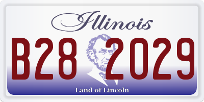 IL license plate B282029