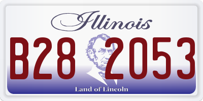 IL license plate B282053