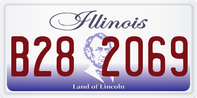 IL license plate B282069