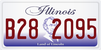 IL license plate B282095