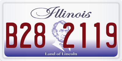 IL license plate B282119