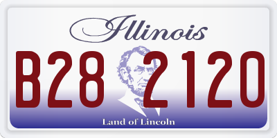 IL license plate B282120