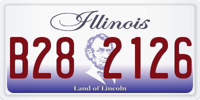 IL license plate B282126