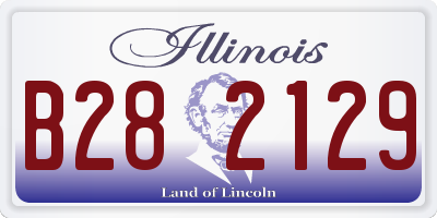 IL license plate B282129