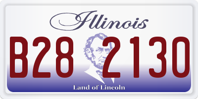 IL license plate B282130