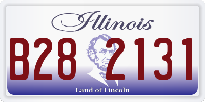 IL license plate B282131