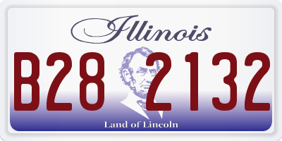 IL license plate B282132