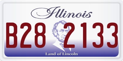 IL license plate B282133