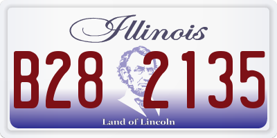 IL license plate B282135