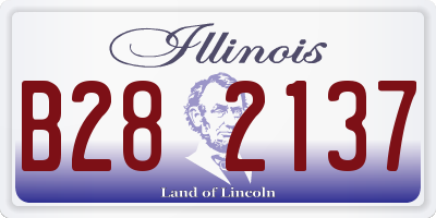 IL license plate B282137