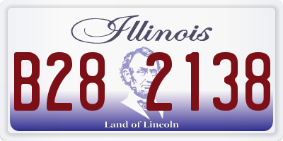 IL license plate B282138