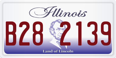 IL license plate B282139