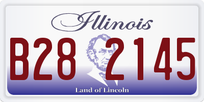 IL license plate B282145