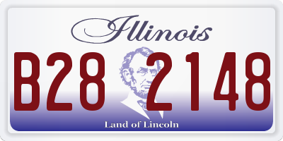 IL license plate B282148