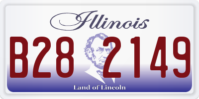 IL license plate B282149