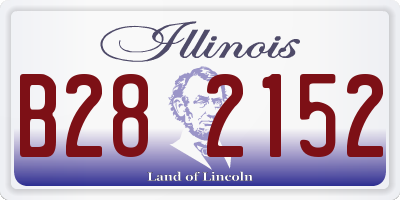 IL license plate B282152