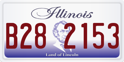 IL license plate B282153