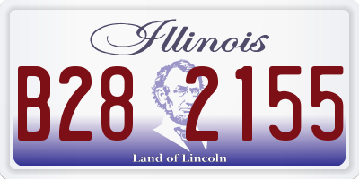 IL license plate B282155