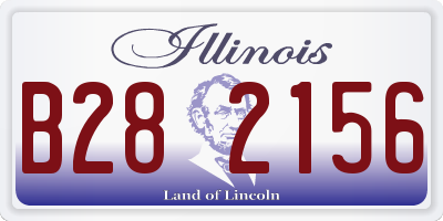 IL license plate B282156